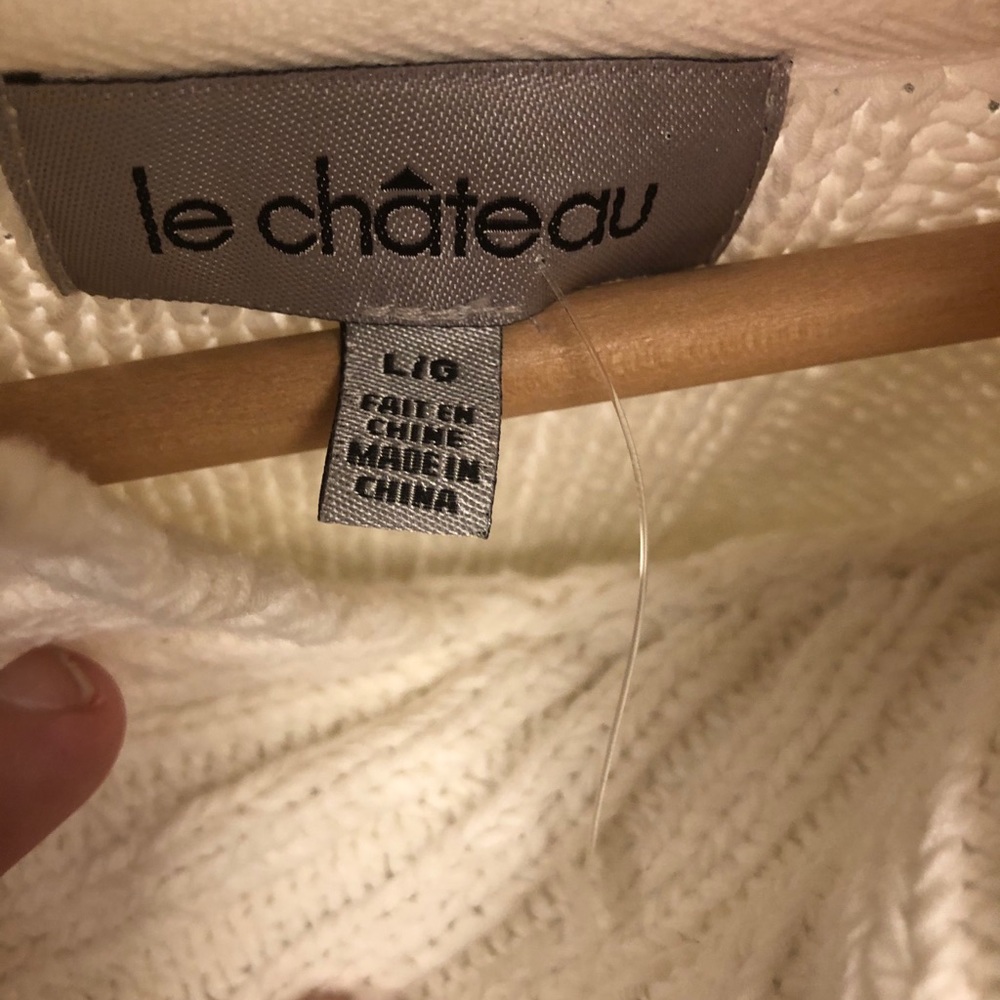 BNWOT Le Chateau men’s Shawl sweater in Sz L!! - Picture 8 of 8